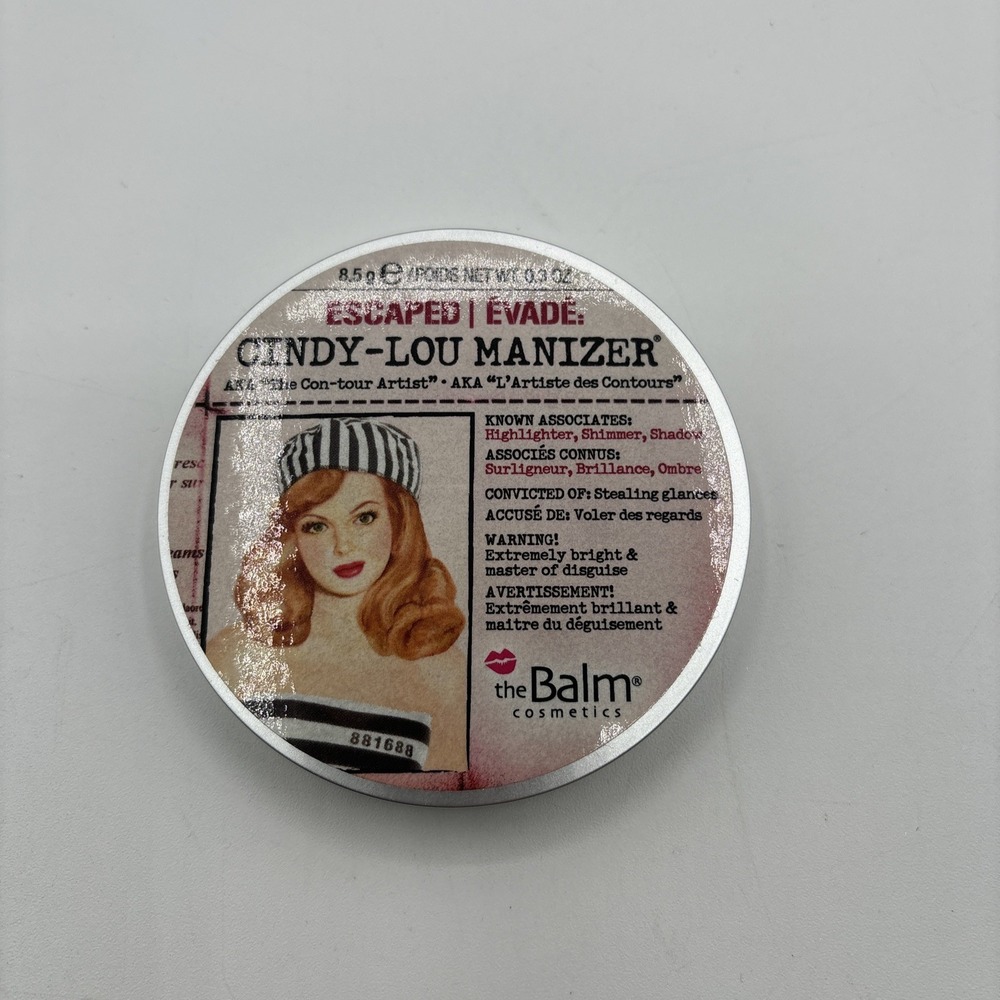 The Balm Cindy-Lou Manizer Highlighter 0.3 oz‎ NIB Compact - Picture 7 of 11